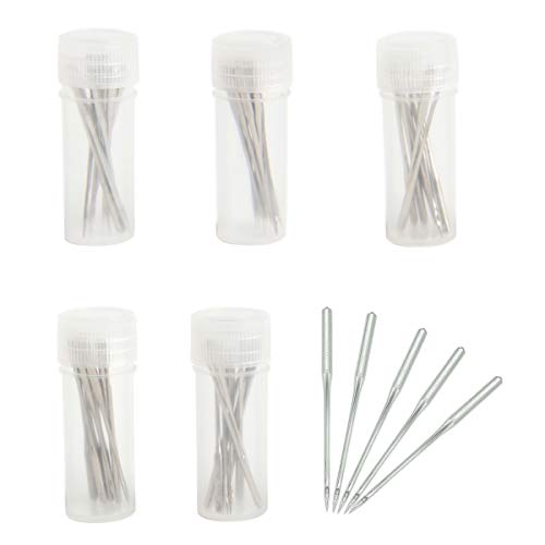 HAPY SHOP 100 Pieces Sewing Needles Home Sewing Machine Needles,Size 9, 11, 14, 16, 18, with 10 Needle Bottles,20 Pieces Per Size for Household Sewing Machines - Thumbnail 7