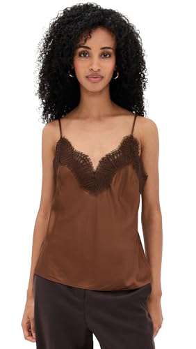 ALC Womens Presley Top, Brunette/Chocolate, X-Small