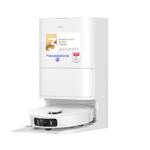 E40 Ultra Robot Aspirateur avec Station d'entretien Automatique