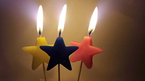 Blizy colors Star Shaped Wax Candles