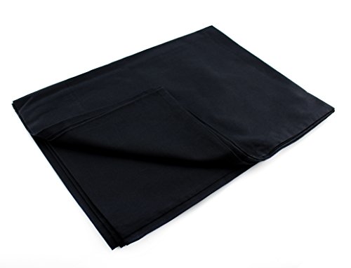 100% Cotton Body Pillow Case Cover (Black); 20 x 54 Inches - Thumbnail 2