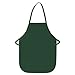 CHEFSKIN Green Barista Apron for Kids Children Fits 2-8 Year Olds Nice Green Twill Ultra Light Weight Real Fabric Washable Easy Care