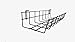 Under Desk Cable Organizer 14 Inch Wire Tray | Table Cord Management Basket | Desk Cable Raceway (2 Pack)