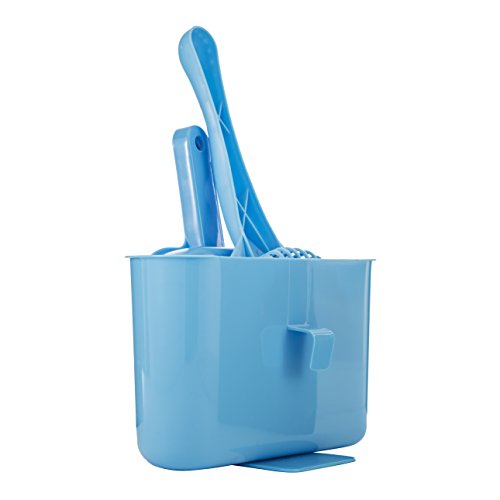 Fresh Step 4 in 1 Deluxe Clean Up Kit Includes: Litter Scooper, Dust Pan & Broom and Caddy - 1 Count