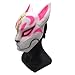 Teimei Natural Latex Fox Women Drift Mask Halloween Costumes Adults Props