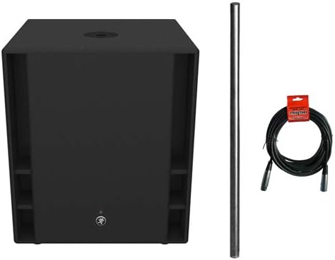 Mackie Thump18S 1200 W 18" Powered Subwoofer with Subwoofer/Speaker Attachment Pole and XLR- XLR Cable