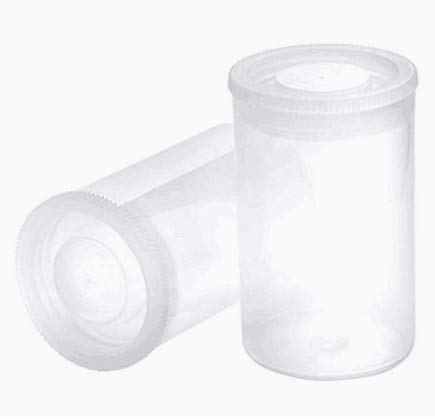 Photo 1 of 20 PCS Clear Plastic Film Canisters with Lids?35mm CaliberEmpty Camera Reel Containers,Storing of Small Personal and Household Items,Pills, Film, Keys, Coins, Art Beads and More Storage Containers