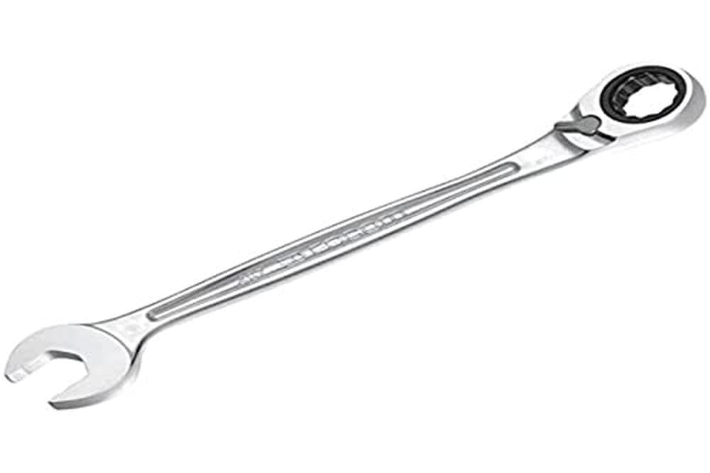 Facom 11mm Combination Ratcheting Spanner, Model 467B.11, Anti Slip, I-Beam Shaft, Chrome Finish