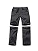 Men’s Quick Dry Hiking Pants, Outdoor Anytime Convertible Trousers, Lightweight Travel Fishing Shortsthumb 3