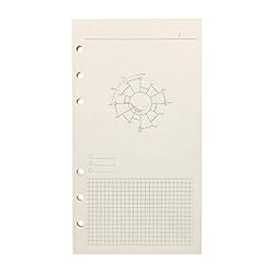 A6 Time Planning Refill Paper for 6 inch A6 6-Holes