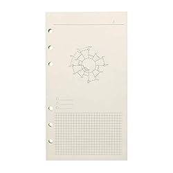 A6 Time Planning Refill Paper for 6 inch A6 6-Holes