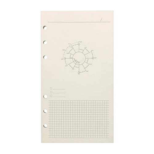 A6 Time Planning Refill Paper for 6 inch A6 6-Holes
