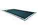 Robelle 16 x 32 ft Commercial Teal Winter Pool Cover for Inground Pools, 5 ft Overlap (21 x 37 ft Cover Size), Solid 12 x 12 Scrim, 3.7 oz/yd2, 18-Year Warranty, Style: 391632R