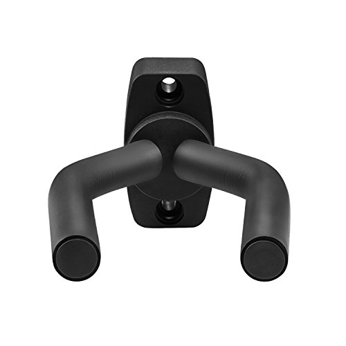 Guitar Wall Hangers Stands , KUYOU Set of 2 Guitar Hangers with One Pick Keep Hook Holder Wall Mount Fits all size Guitars