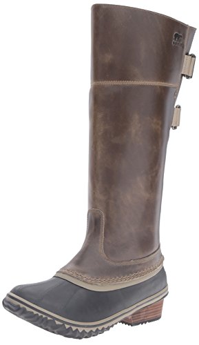 sorel slimpack riding boot dark fog
