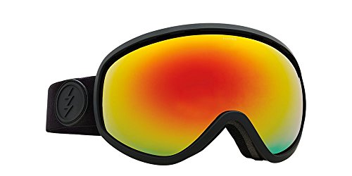 Electric Visual Masher Matte Black/Brose Red Chrome Snow Goggle