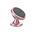 Pikabo Magnetic Phone Car Mount Universal Stick On Dashboard 360 Degree Rotation Magnetic Cell Phone Holder Compatible with iPhone, Samsung, All Smartphone. (Rose Gold)