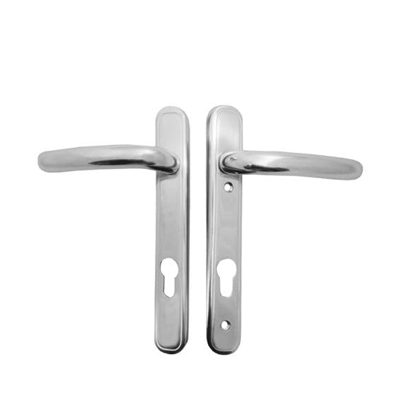 GU Door Handles Polished Silver 92PZ