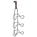 mDesign Metal Wall Mount 3 Level Bathroom Towel Rack Holder & Organizer - for Storage of Washcloths, Hand Towels, Robes - Bronze