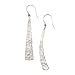 Silpada 'Winding River' Curved Drop Earrings in Textured Sterling Silver