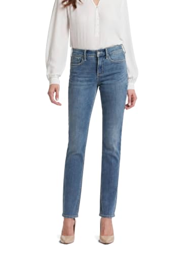 NYDJ Women's Petite Size Marilyn Straight Leg Jeans, Heyburn Wash, 18