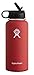 Hydro Flask Vacuum Insulated Stainless Steel Water Bottle Wide Mouth with Straw Lid (Lava, 32-Ounce)