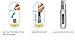 Glamorway 5Ml Portable Small Refillable Perfume Atomizer Spray Bottle for Outgoing (1 Set of 8 pcs)