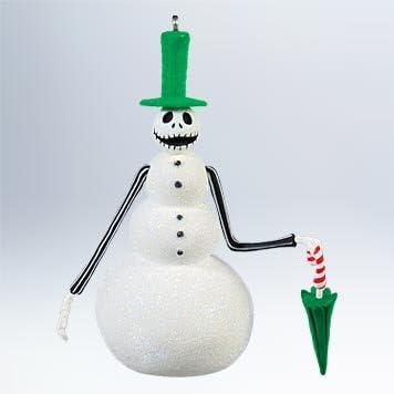 Amazon Com 2011 Hallmark Keepsake A Snowy Surprise From Tim Burton S The Nightmare Before Christmas Qxd1009 Home Kitchen