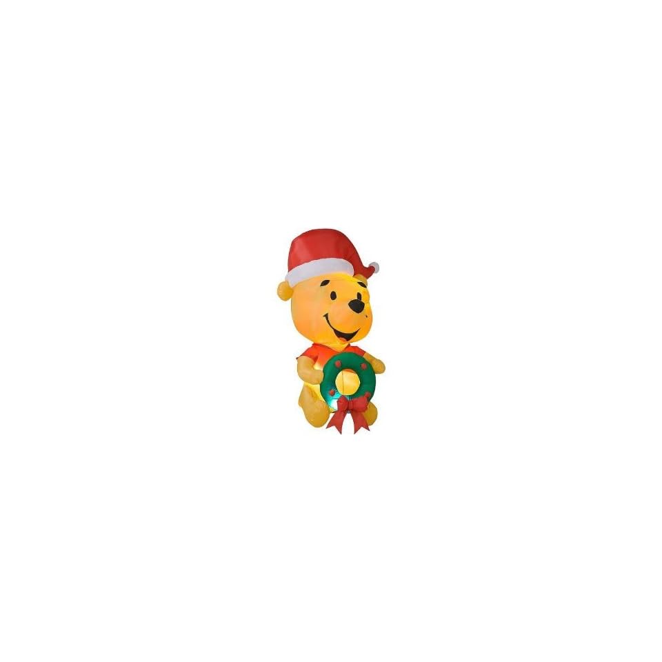 Winnie The Pooh Inflatable Christmas Yard Decoration 