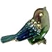 Pewter Jeweled Enamel BLING BIRD Magnets Assorted - Set of 4 pieces