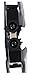 Rockville RFAAW 112x48 DJ Event Facade Lightweight Aluminum Booth, 360-Degree Panel Rotation, Fire-Retardant Scrim, Foldable Design, Perfect for Mobile DJs and Event Professionals (4 Panels)