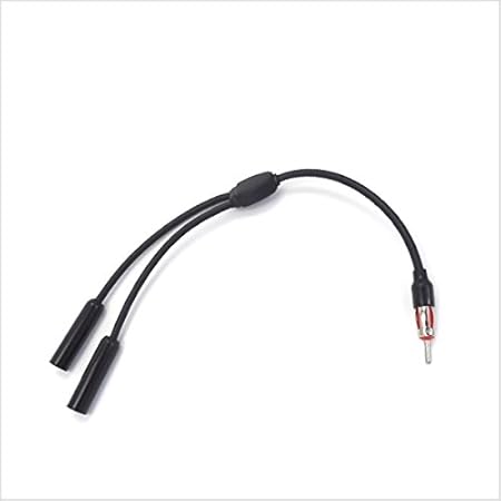 Amazon Fm Am アンテナ用 分配ケーブル 新品 端子 1 差込口 2 新品 即納 並行輸入品 カーオーディオケーブル 車 バイク