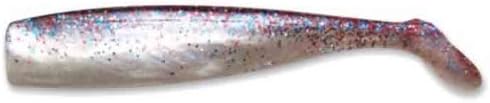 Lunker City Shaker Lure, 8 per Bag (Firecracker Shad, 4-1/2-Inch)