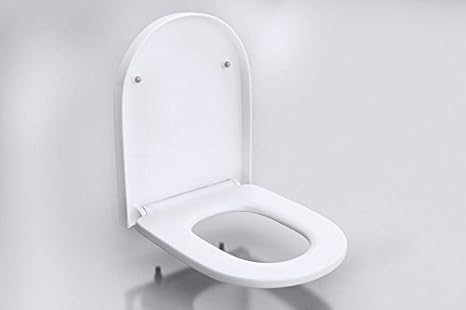 Durovin Moderner D Formiger Wc Sitz Mit Deckel Mit Absenkautomatik Befestigung Hinten Mit Schnellentriegelung Hochwertig Weiss 2 9 Kg 365 X 20 X 460 Mm Amazon De Kuche Haushalt