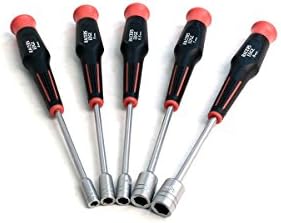 Hobby Rc Racers Edge Rce7725 Metric Nut Driver Set With Pouch (5Pcs) Tools Car