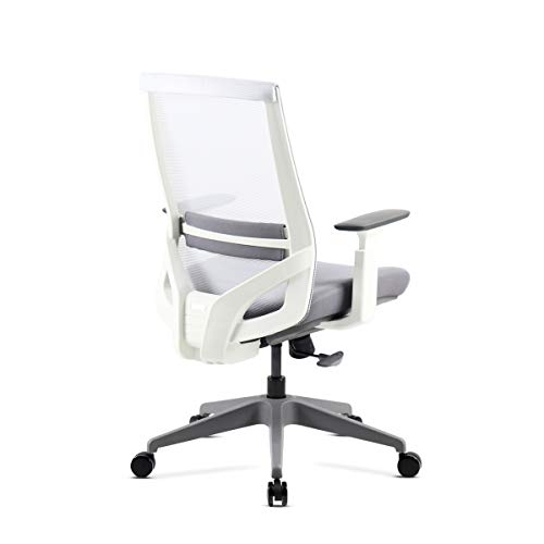 Mc-Haus-Vulcano-Sedia-Ergonomica-Ufficio-Ufficio-Colore-Bianco-PVC-70-x-35-x-64