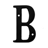 Bolton Hardware Letter 3 Inch Solid Brass Dark Oil Rubbed Bronze Finish House Letter Raised 3/16
