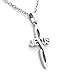 Jesus Cross Pendant Necklace Religious Necklace - Cross Pendant - Crucifix Jewelry - Communion Gifts