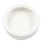 OMEM Worm Dish Mini Reptile Food Bowl Ceramics Made (S)