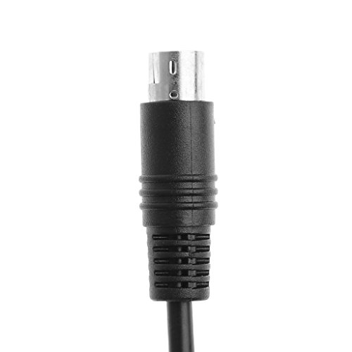 Sixsons Black 1.8M/6FT Scart AV TV Video Cable Lead For Sega Saturn NTSC & PAL Version - Thumbnail 4