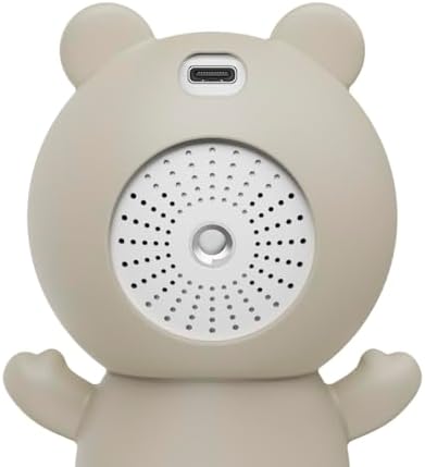 Caméra Surveillance Intelligente Connectée WiFi pour Bébé (Commande Vocale, Appli, Support de Lit, Son Bidirectionnel, Slot Carte SD, Veilleuse Vision Nuit Capteur Température Berceuse)