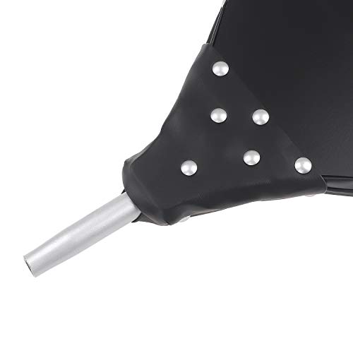 Favordrory Fireplace Bellow, 17" x 7.5" Wood Bellow Fireplace Blower Leather Bellows Fire Bellows for Fireplaces, BBQ and Camping, Bellow with Hanging Leather Strap, Black - Thumbnail 6