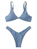 Verdusa Women's Twist Front High Cut Thong Two
