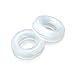 YR Soft Silicone Eyeglasses Temple Tips Sleeve Retainer, Comfort Anti-Slip Ear Cushions For Sunglasses 10 Pairs-Clear
