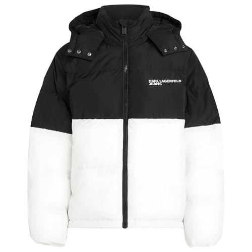 Damen Blocked Puffer Black/White L