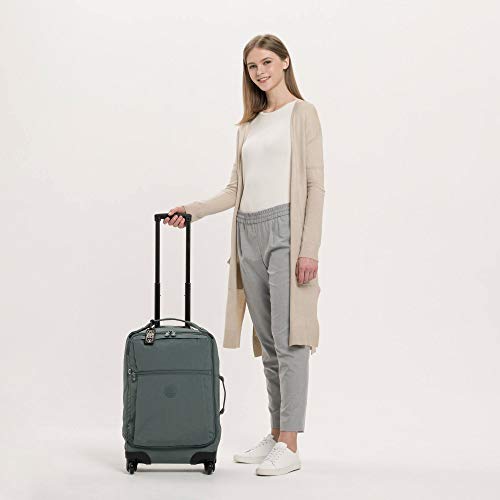 Kipling Darcey Softside Spinner Wheel Luggage, Light Aloe, CarryOn 22