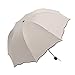 Umbrellas Protect waterproof and easy to carry Anti-UV Sun/Rain flowers Folding Umbrella Women Bumbershoot Beige