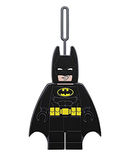 Karcusiny 1 x Luggage Tag - The Batman Movie, 13cm Black Cardstock Novelty Luggage Accessory for Superhero Batman Fans