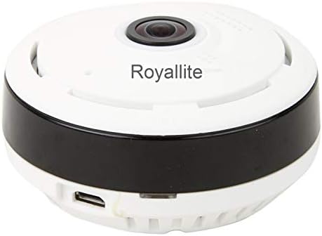 Royallite 1.3MP Wireless Fisheye Vision 360° Panoramic IP CCTV Security Home Surveillance Camera(White)