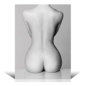 Sexy Back of a Nude Woman - Wall Mural, Removable Sticker, Home Decor - 24x32 inches